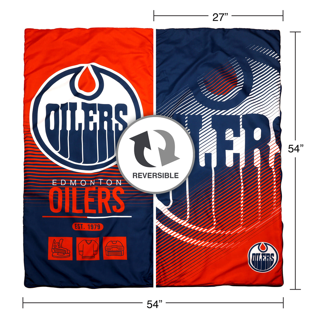 NHL Edmonton Oilers Indoor Slumber Bag reversible