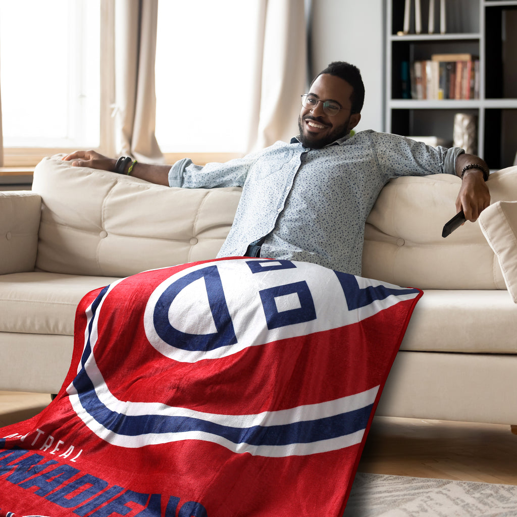 NHL Montreal Canadiens Throw, 50" x 60" lifestyle