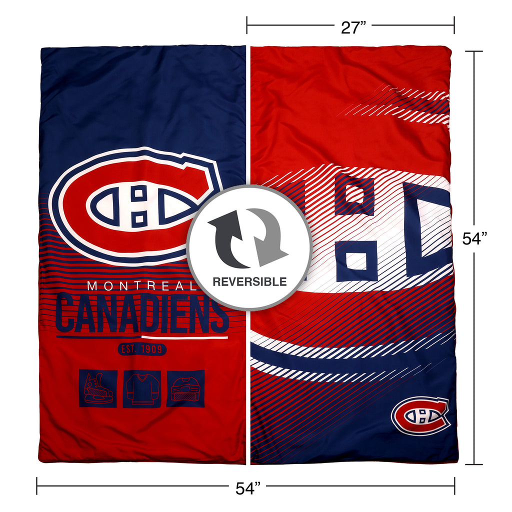 NHL Montreal Canadiens Indoor Slumber Bag reversible