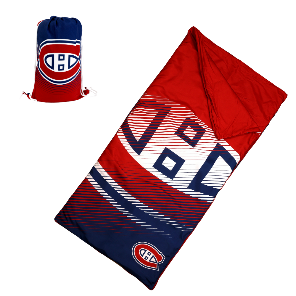 NHL Montreal Canadiens Indoor Slumber Bag flat