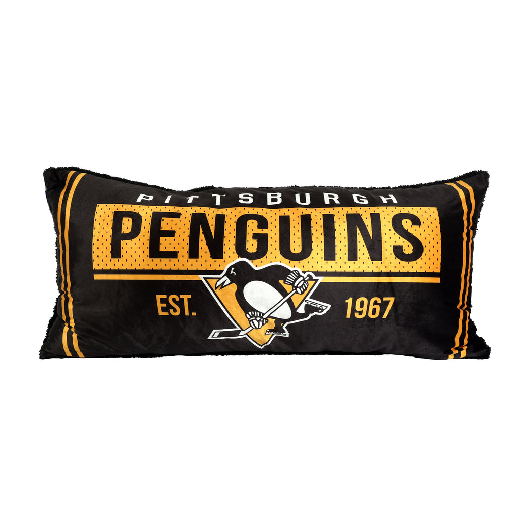 NHL Pittsburgh Penguins Body Pillow, 18" x 36" front