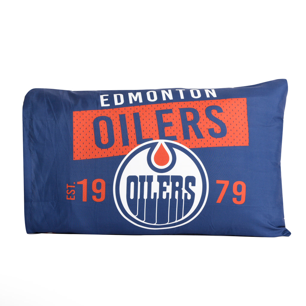 NHL Edmonton Oilers 2-Pack Pillowcases back