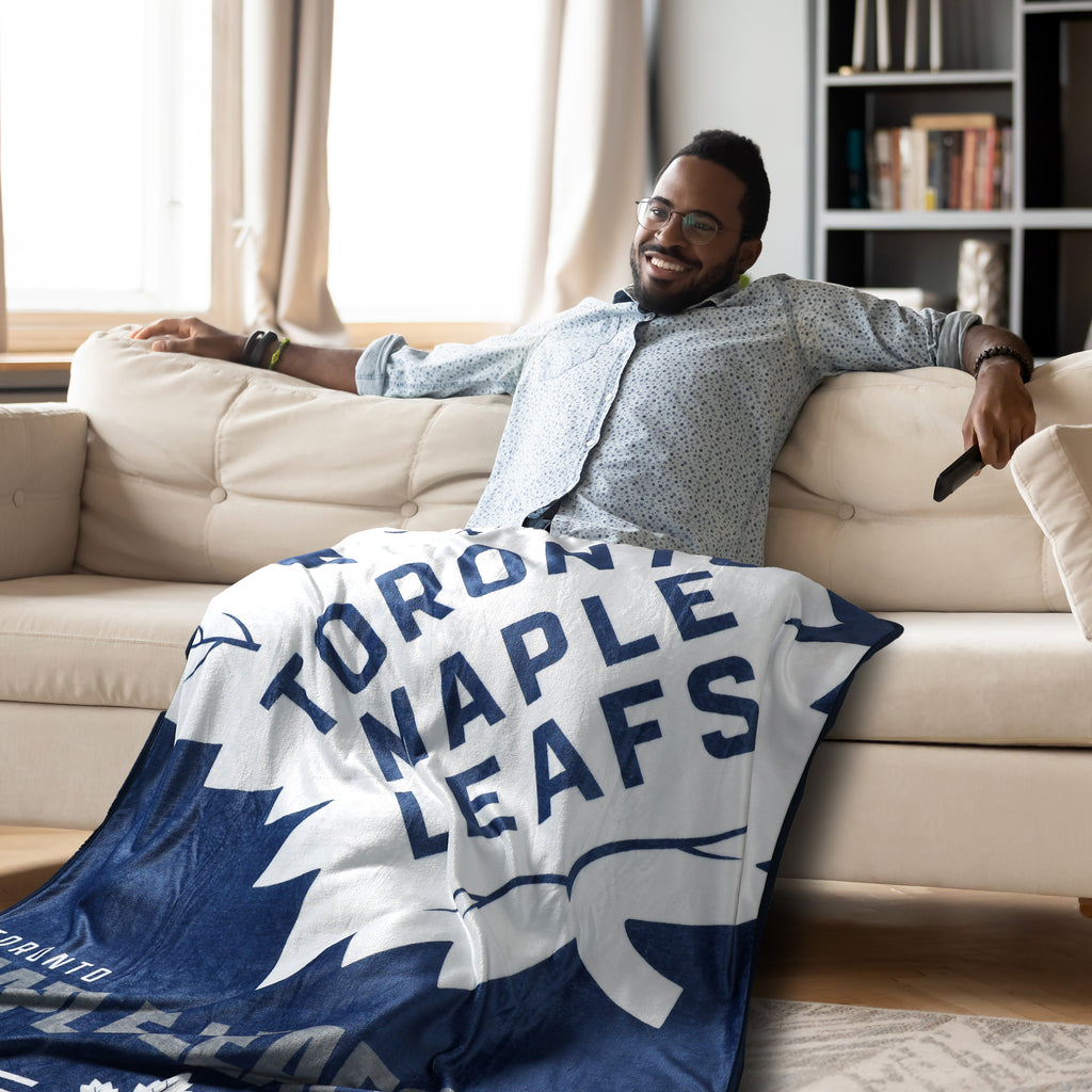 NHL Toronto Maple Leafs Throw, 50" x 60" lifestyle