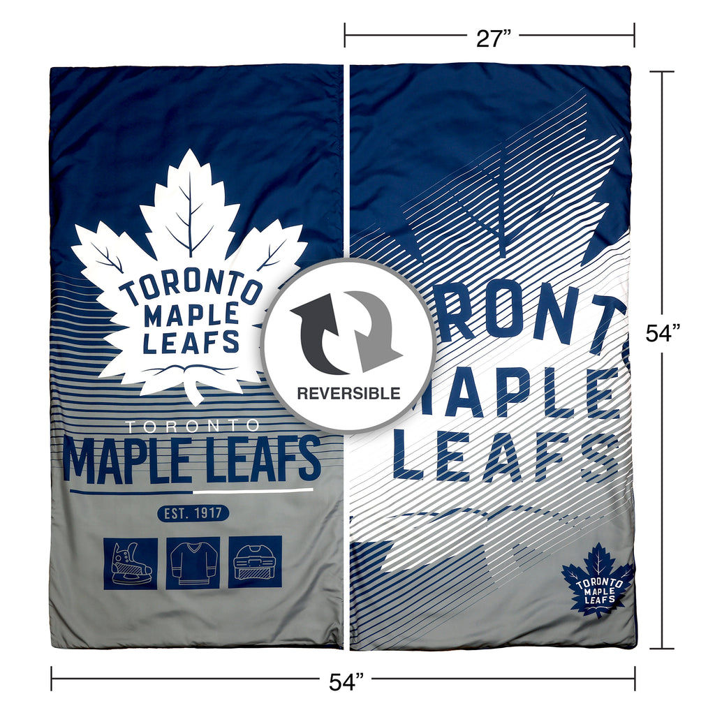 NHL Toronto Maple Leafs Indoor Slumber Bag reversible