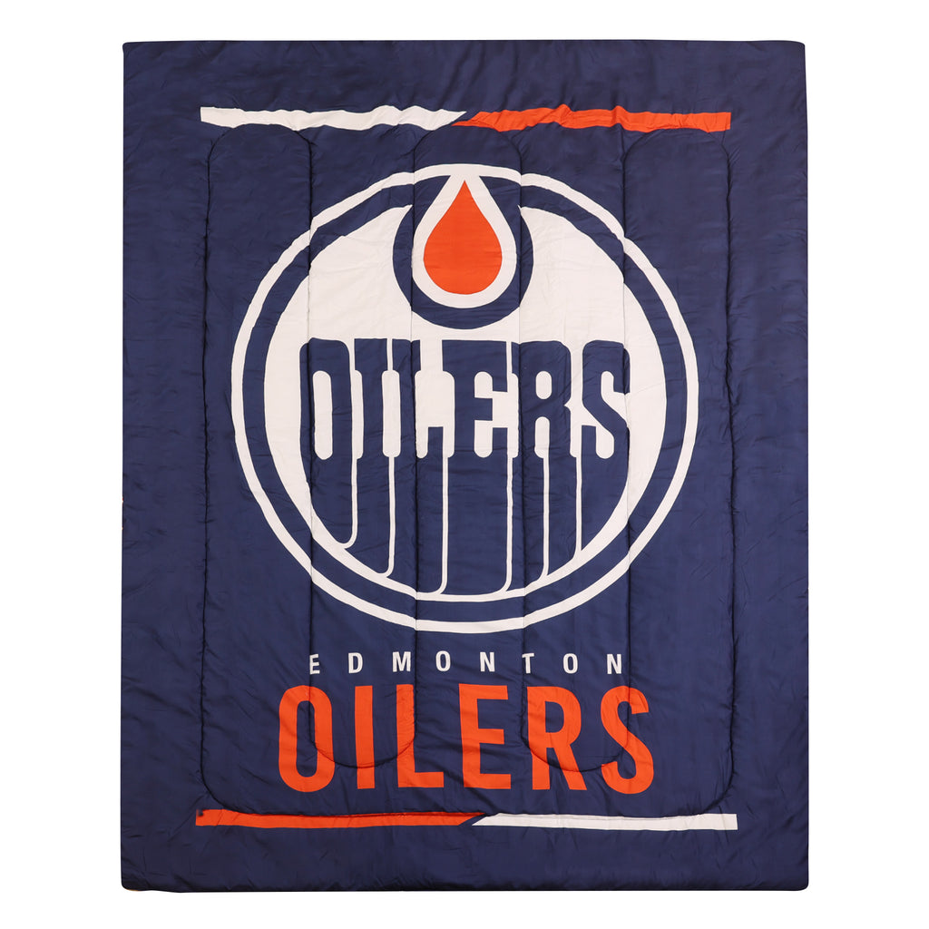 NHL Edmonton Oilers Twin Bedding Set comforter front
