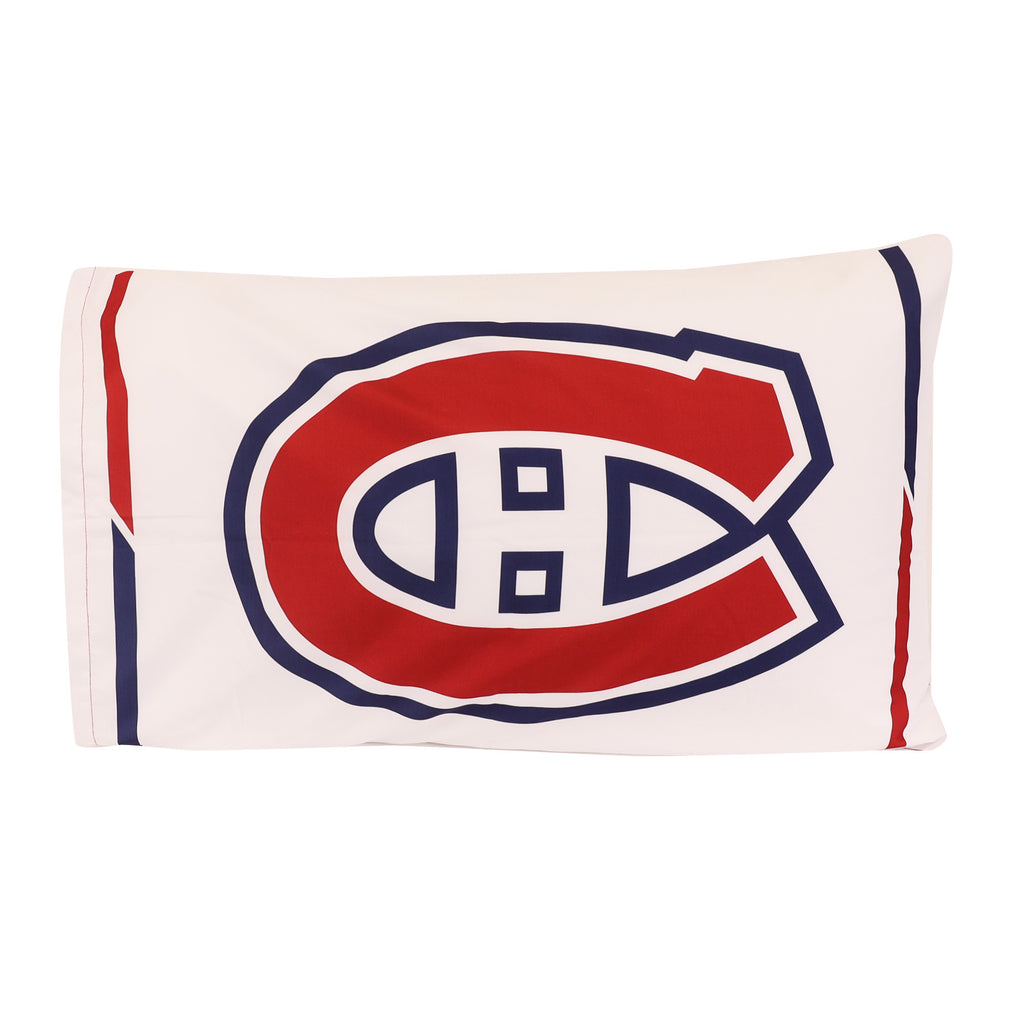 NHL Montreal Canadiens Twin Bedding Set pillowcase front