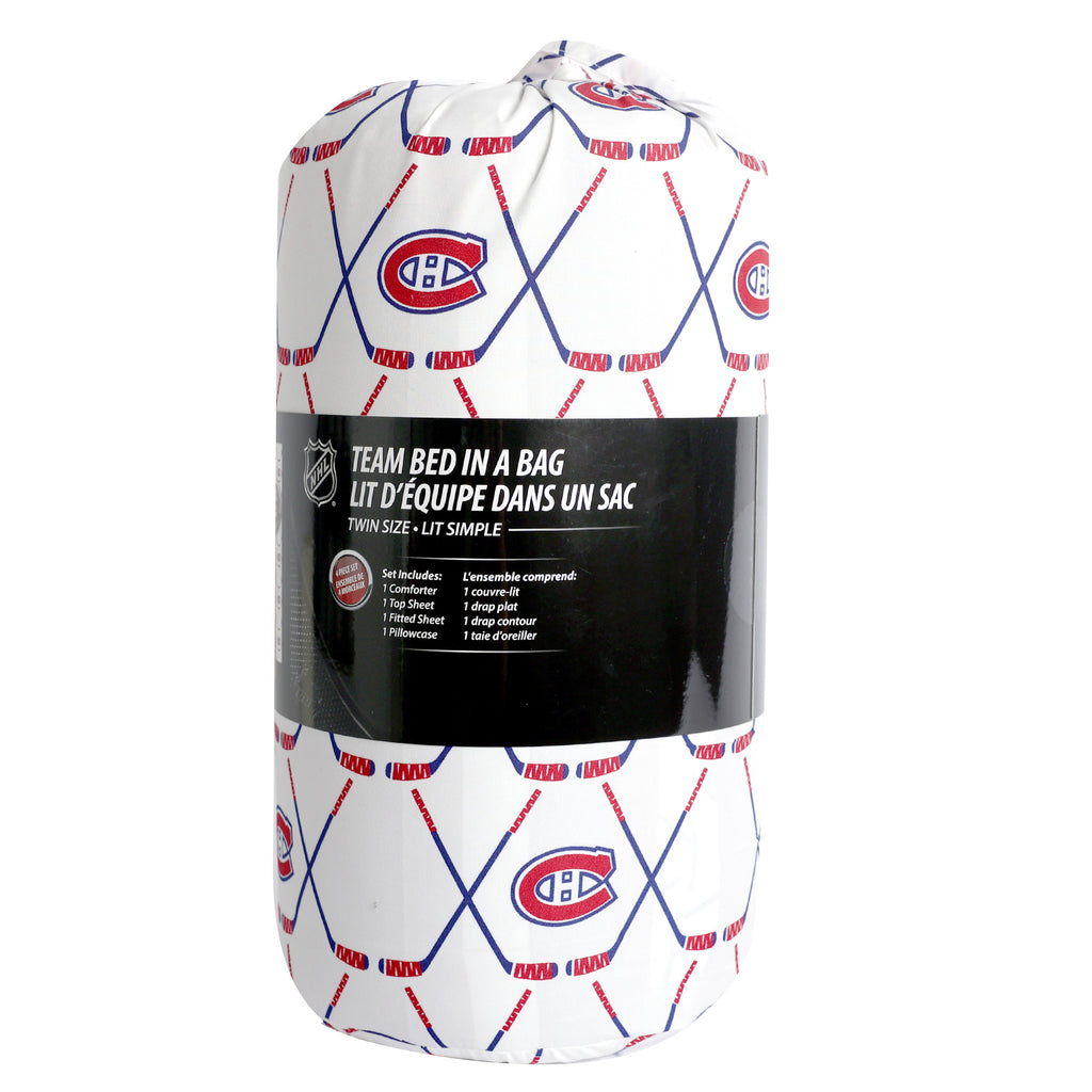 NHL Montreal Canadiens Twin Bedding Set bag