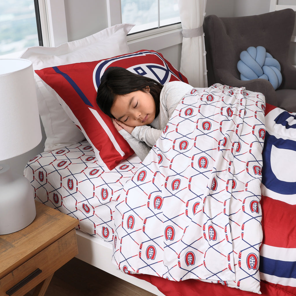 NHL Montreal Canadiens Twin Bedding Set lifestyle