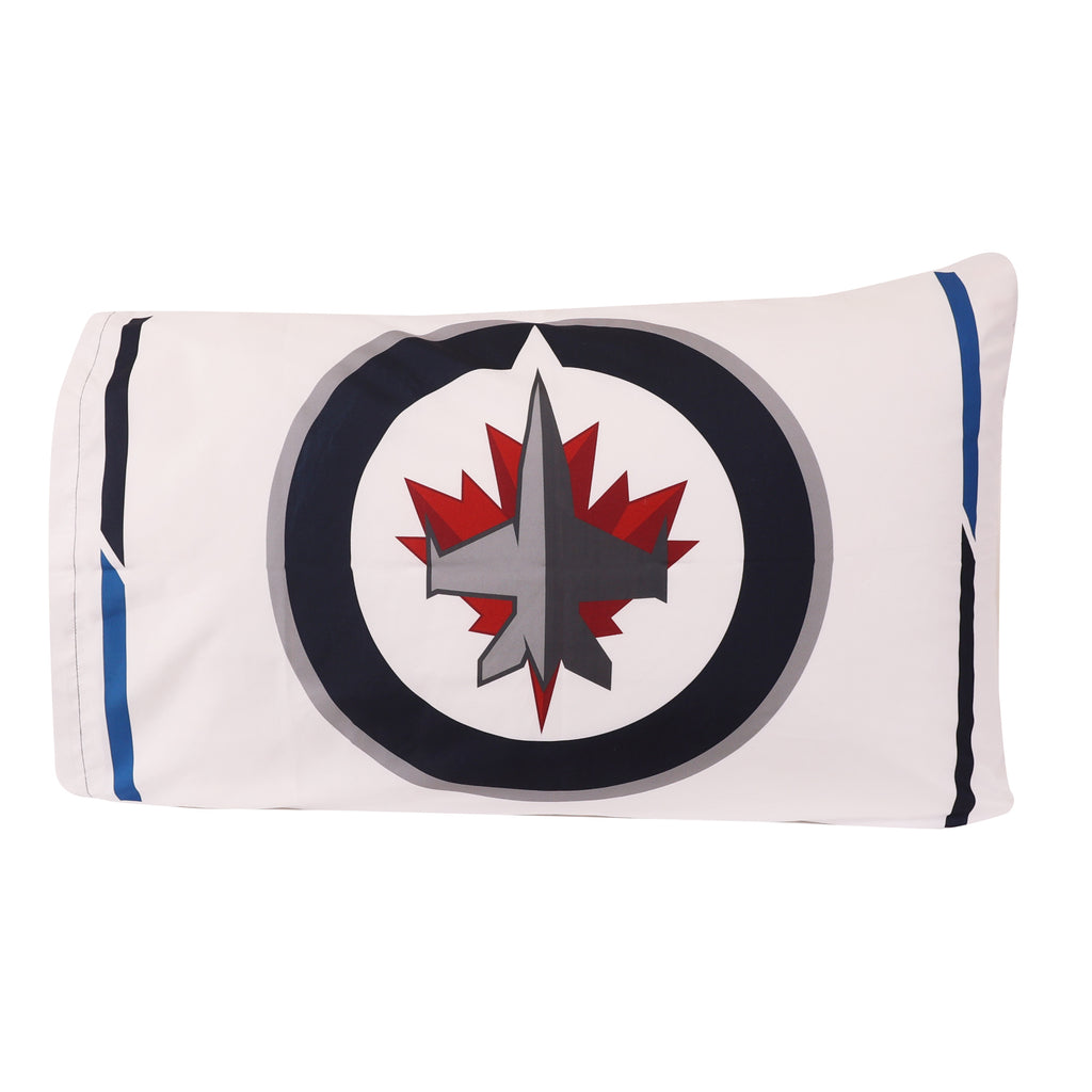 NHL Winnipeg Jets Twin Bedding Set pillowcase front