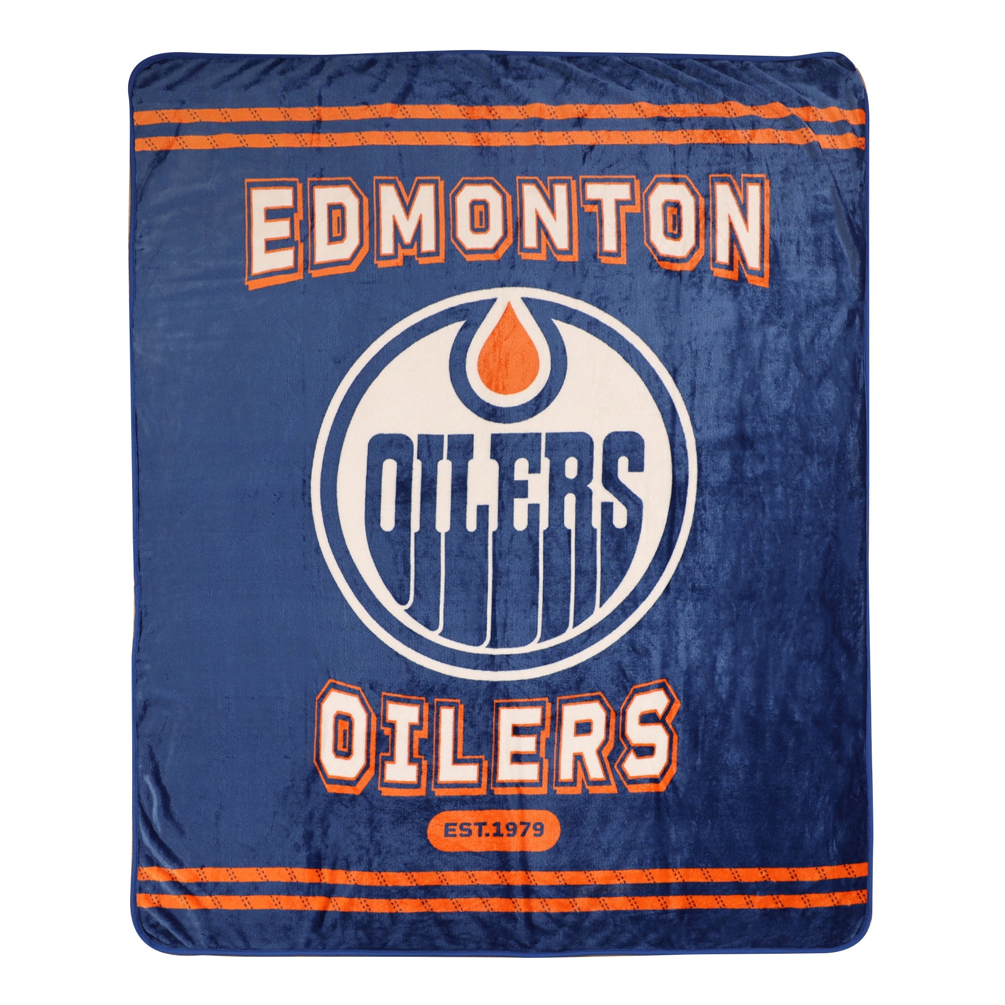 NHL Edmonton Oilers Plush Blanket, 60