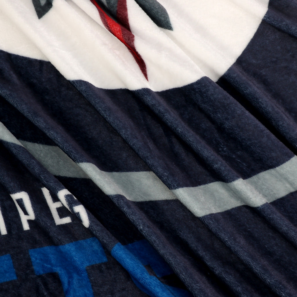 NHL Winnipeg Jets Throw, 50" x 60" close up