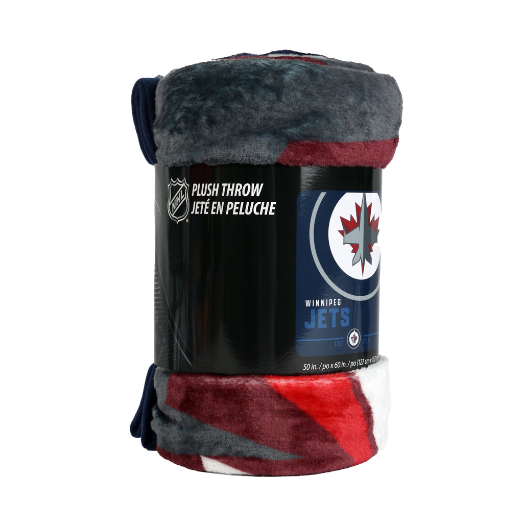 NHL Winnipeg Jets Throw, 50" x 60" packaged