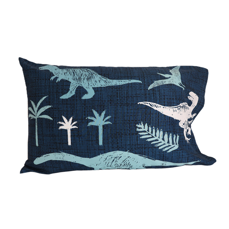 Blue dinosaur bedding best sale