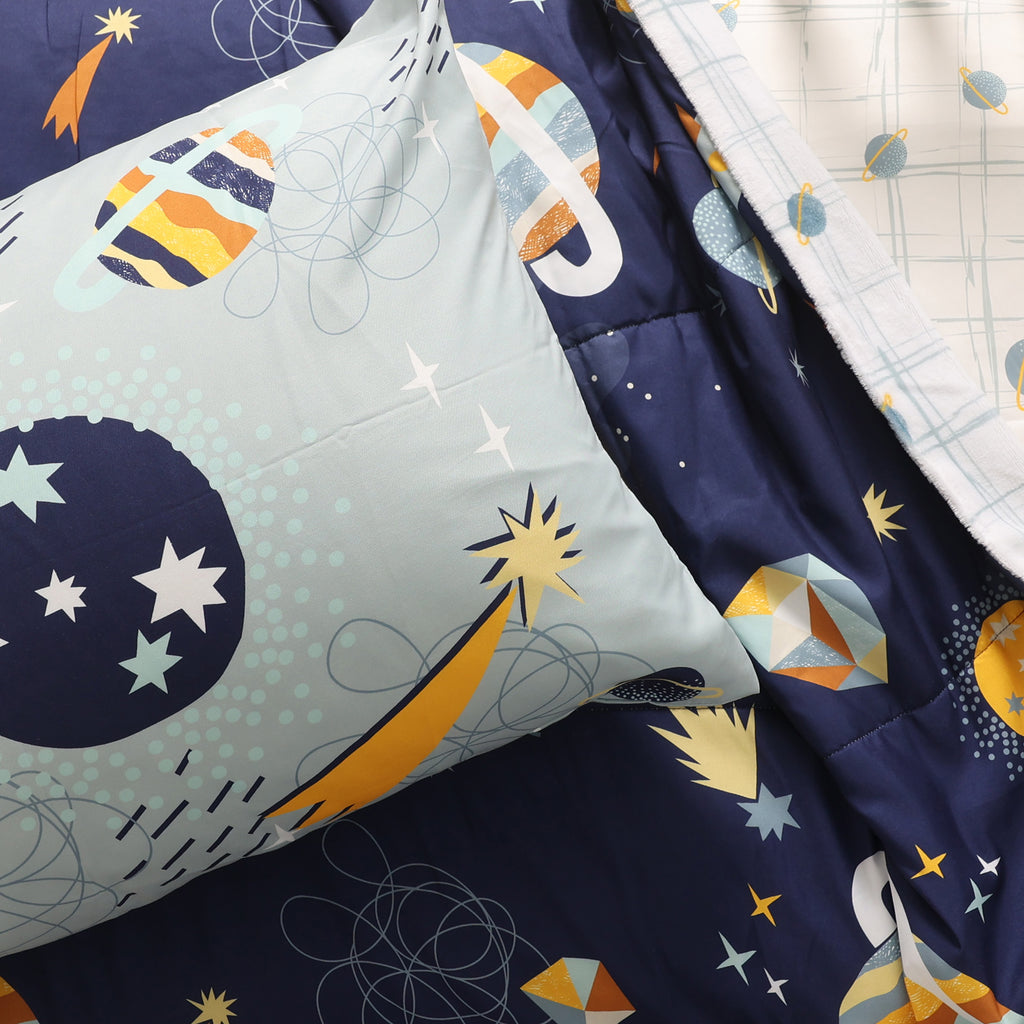 3-Piece Toddler Bedding Set, Space close up