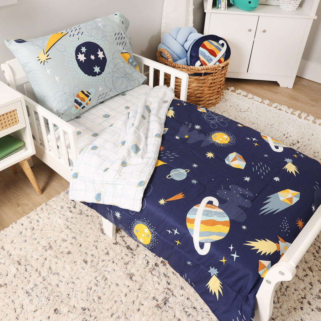 3-Piece Toddler Bedding Set, Space room shot