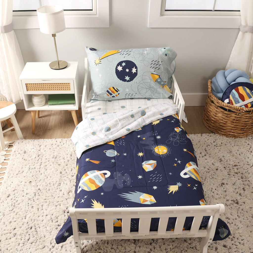 3-Piece Toddler Bedding Set, Space room shot