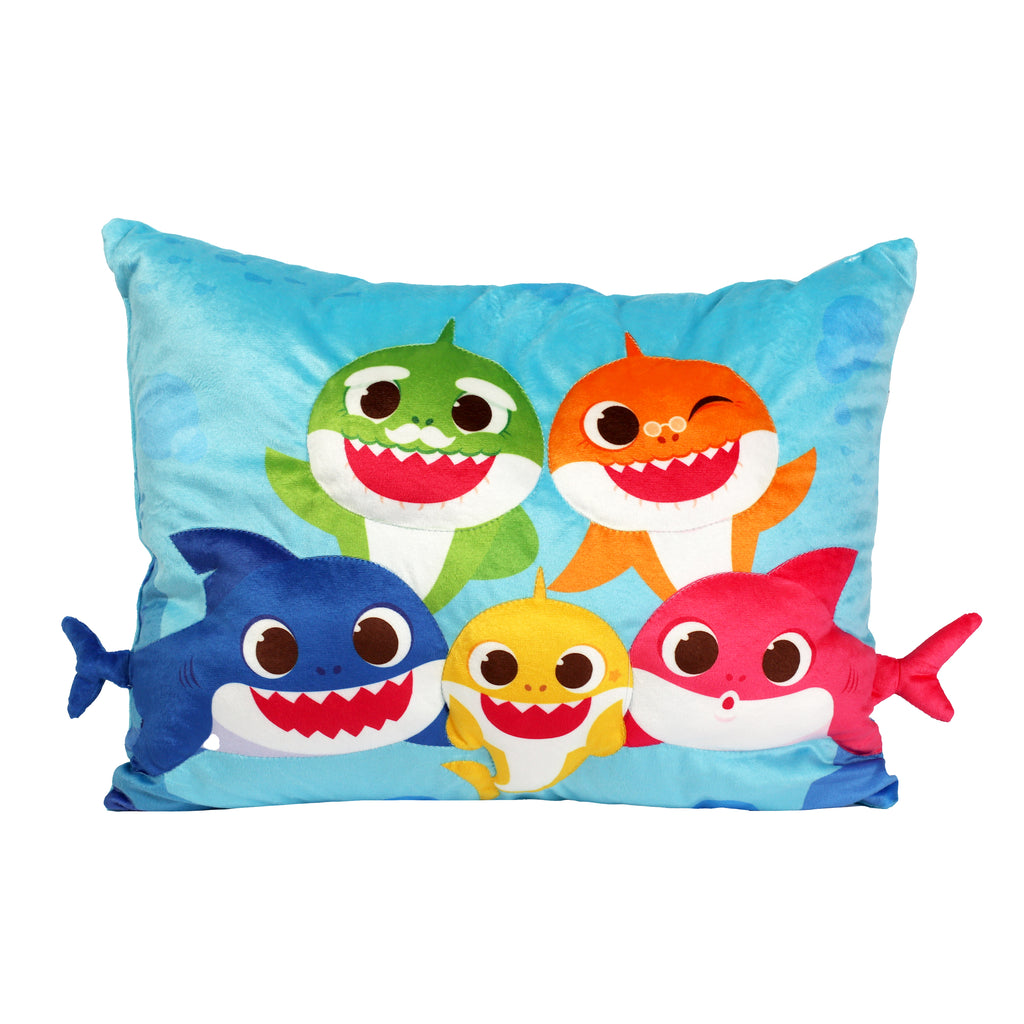 Baby Shark 3D Pillow, 13" x 16" front