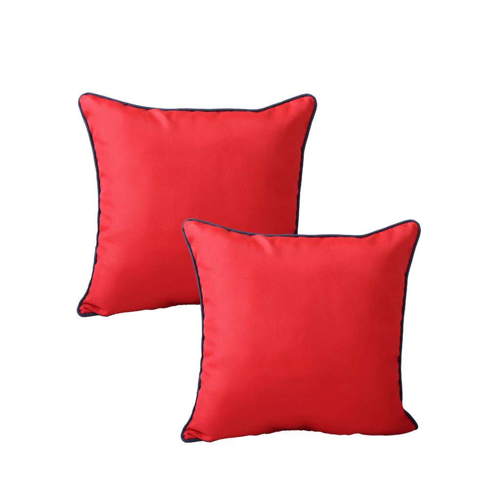 2-Pack Indoor/Outdoor Pillows, Red front