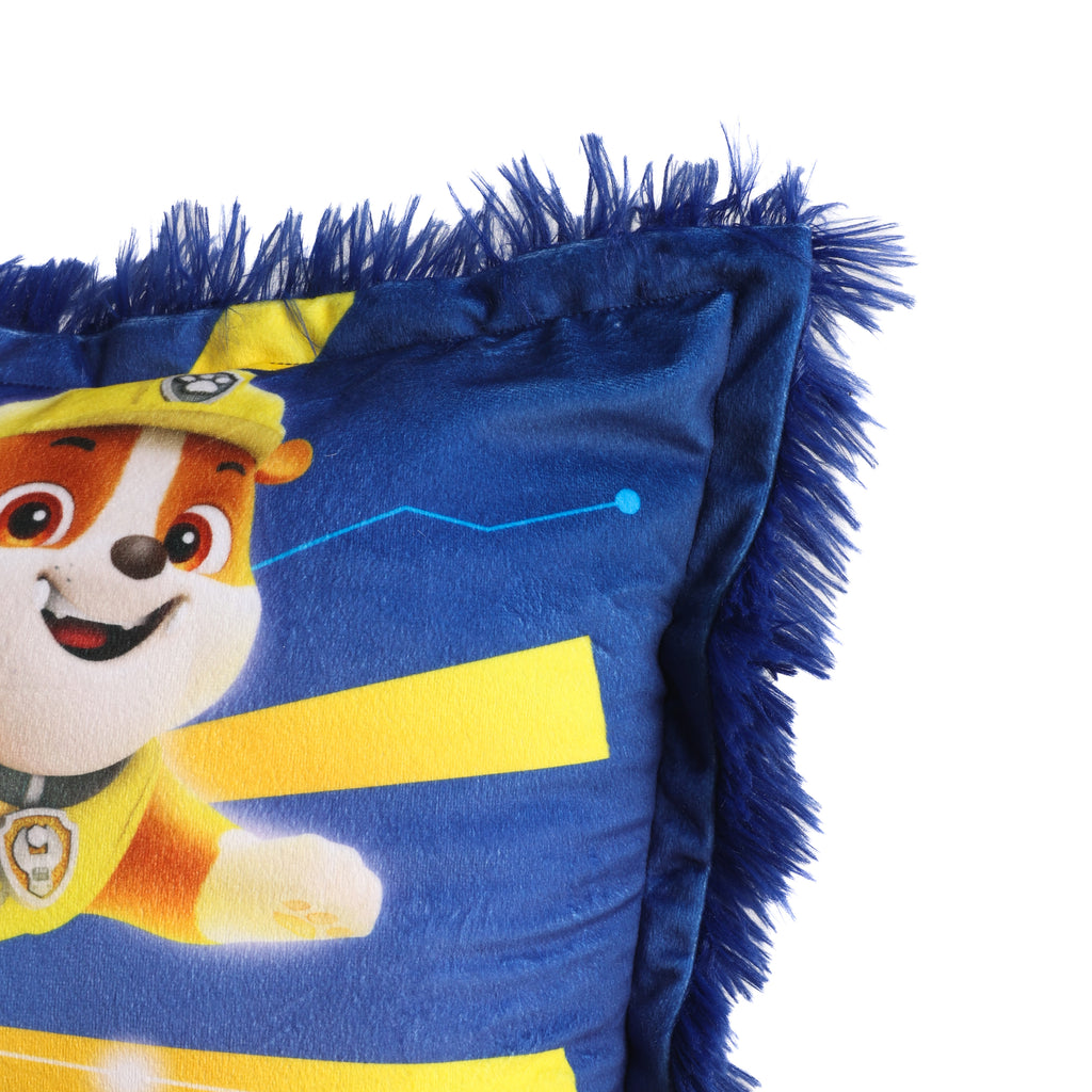 Paw Patrol Kids Jumbo Funky Fur Pillow, 20” x 30” close up