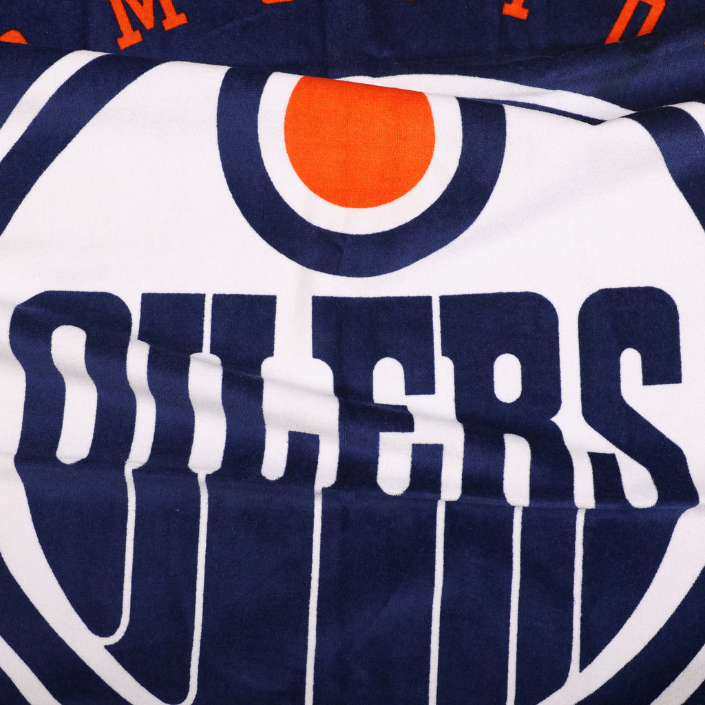 NHL Edmonton Oilers Beach Towel close up