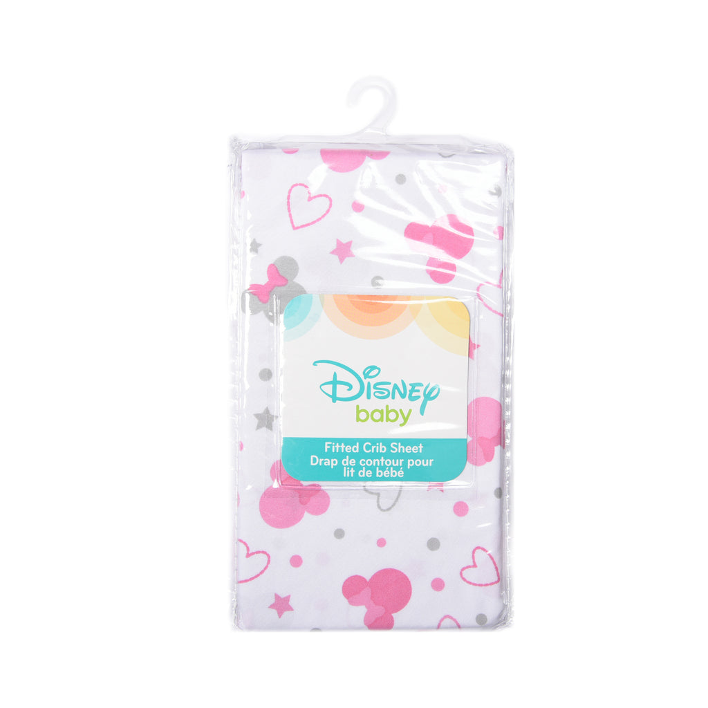 Disney Minnie Crib Sheet packaging front