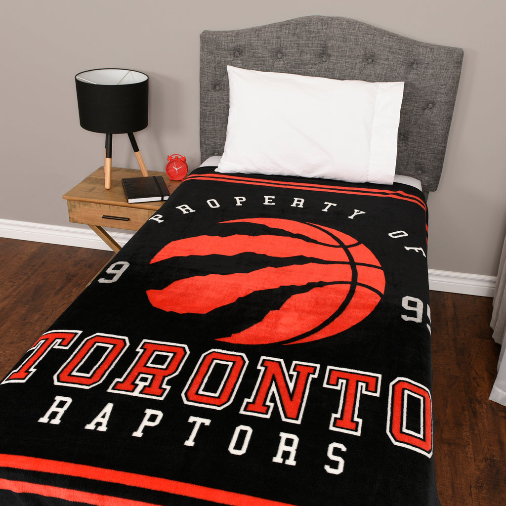 NBA Toronto Raptors Velour High Pile room shot