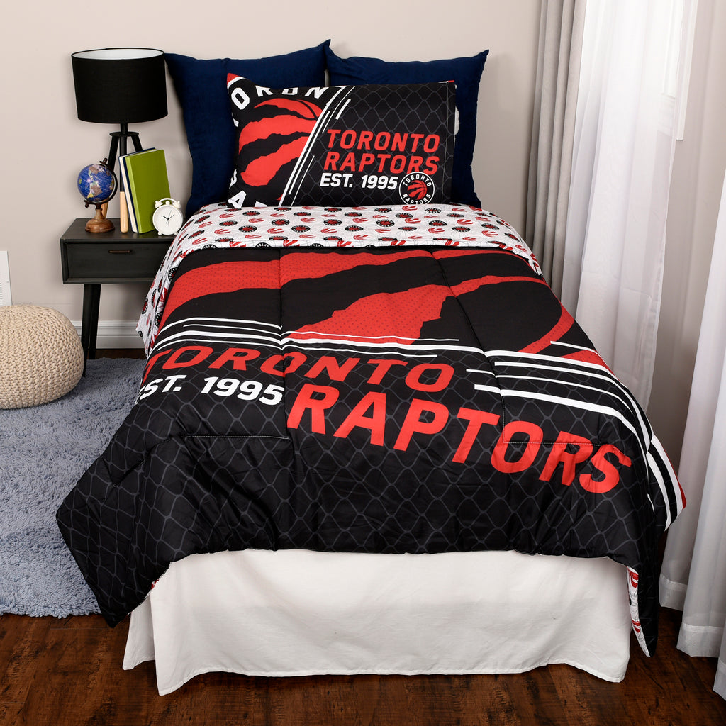 NBA Toronto Raptors Twin Bedding Set room shot