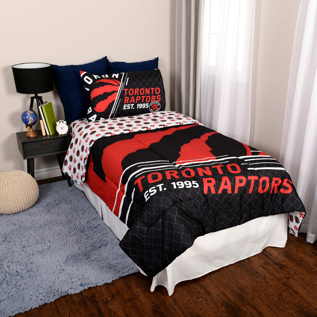 NBA Toronto Raptors Twin Bedding Set room shot