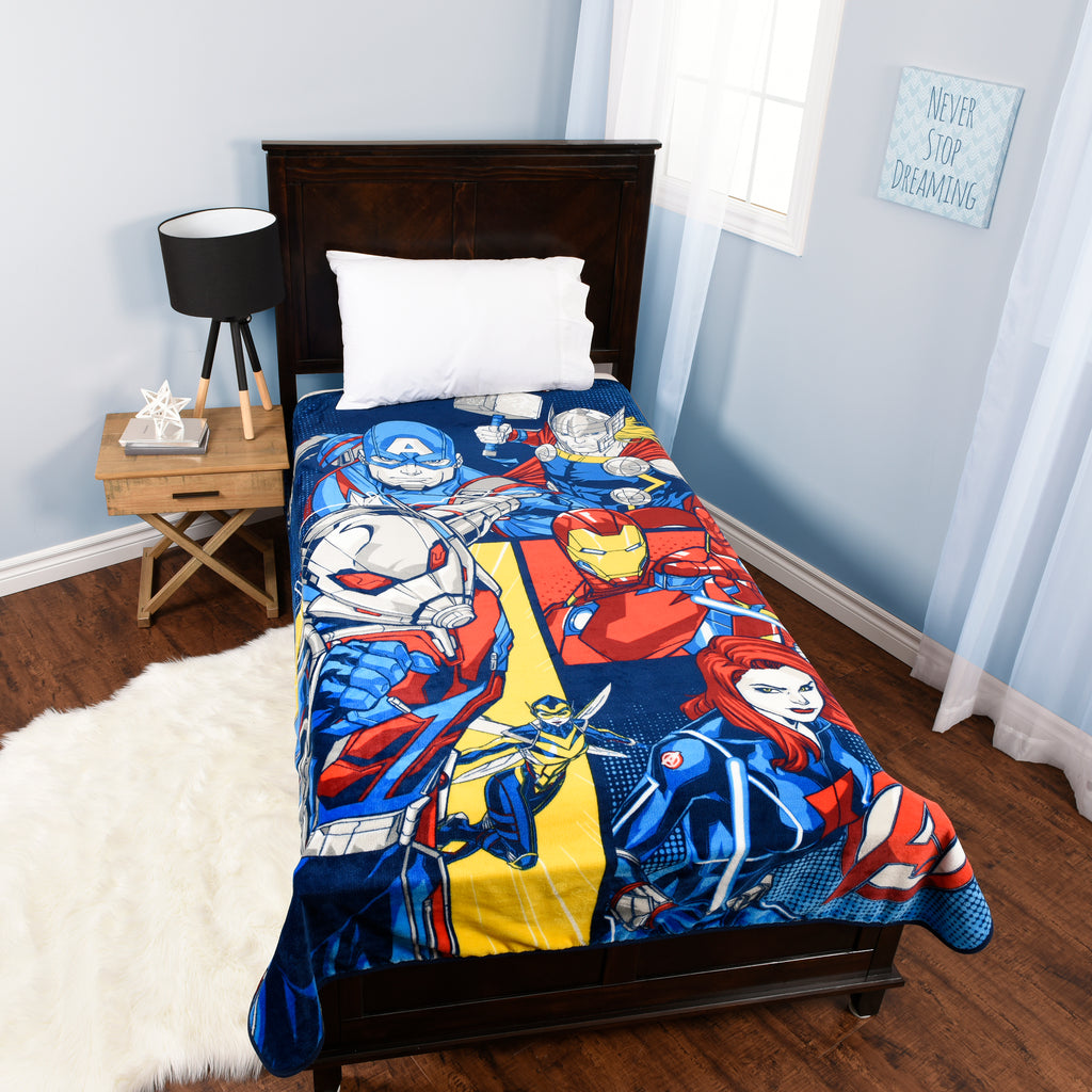 Marvel Avengers Micro Blanket room shot