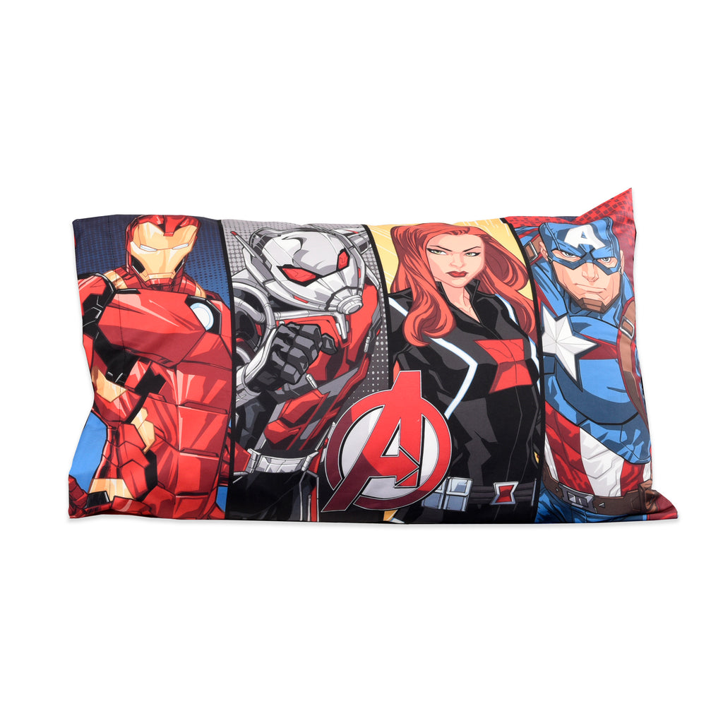 Marvel Avengers Pillowcase flat lay