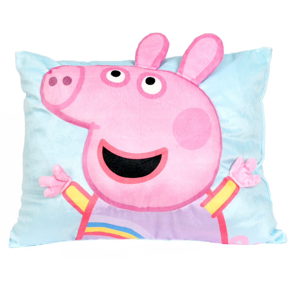 Peppa Pig 3D Decorative Pillow flat lay