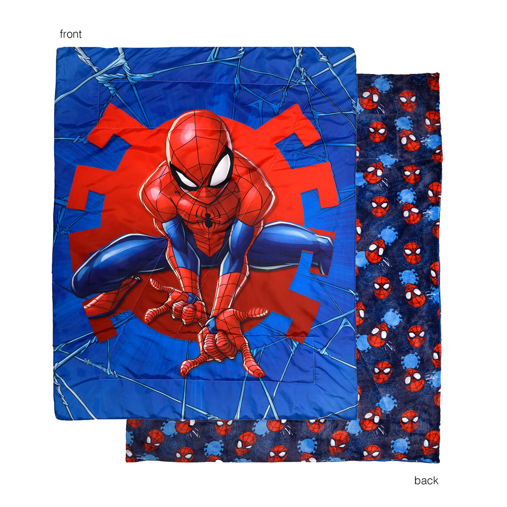 Marvel Spider-Man 2-Piece Toddler Bedding Set reversible comforter