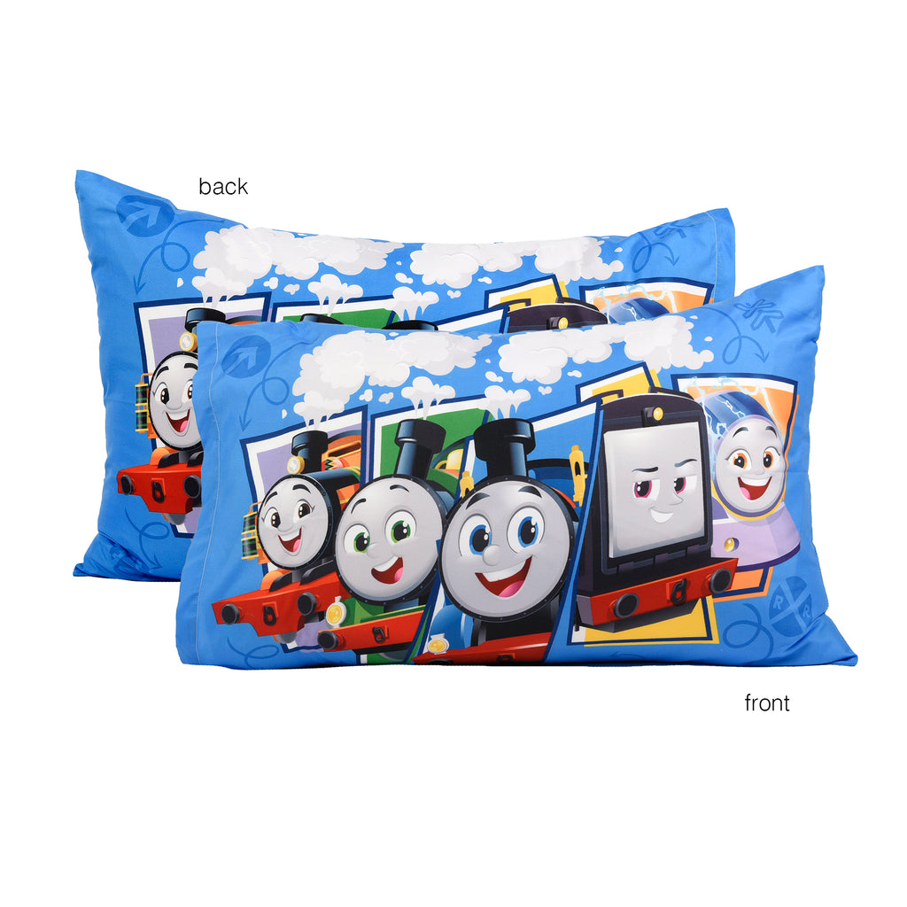 Thomas & Friends 2-Piece Toddler Bedding Set reversible pillowcase