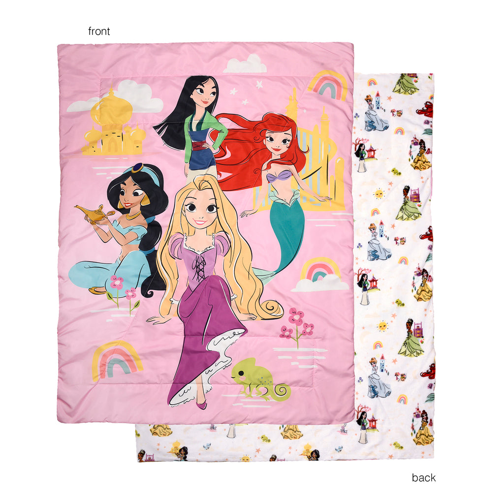 Disney Princess 2-Piece Toddler Bedding Set reversible comforter