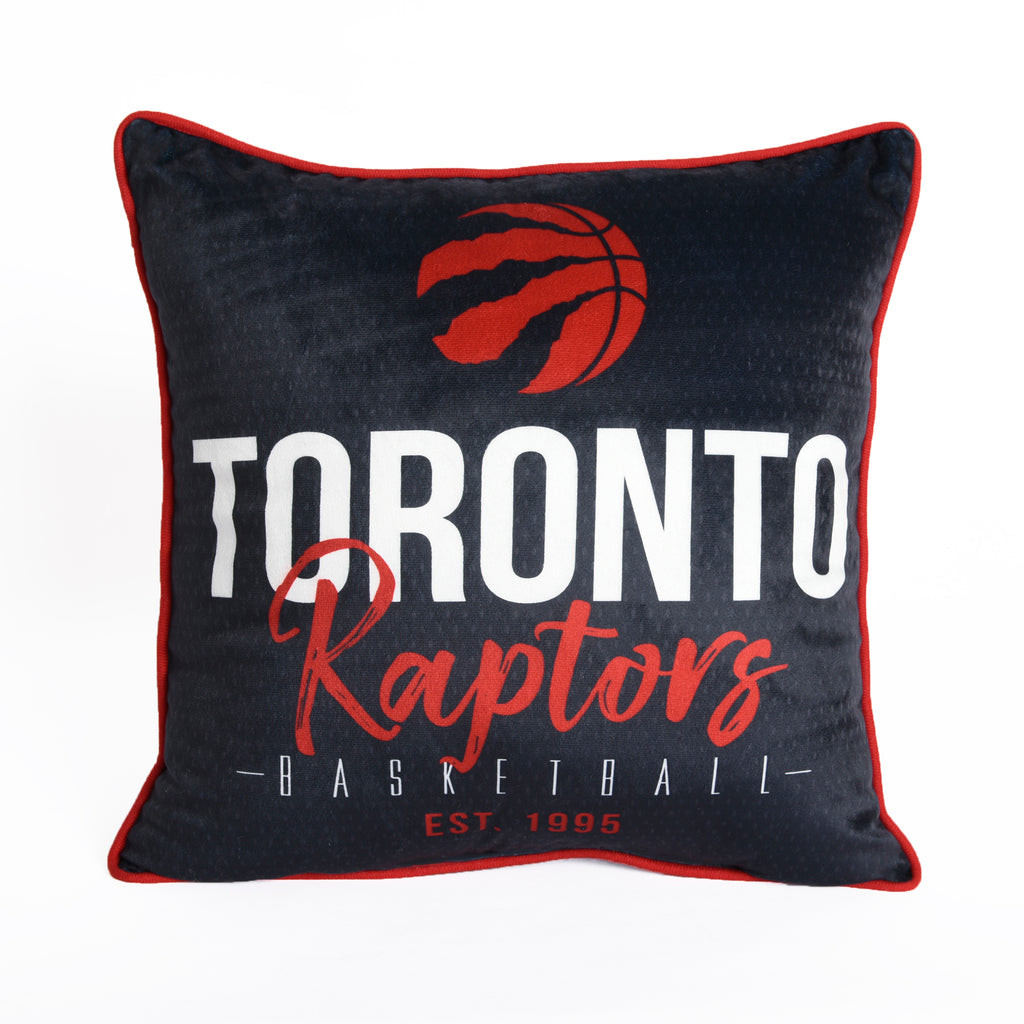 NBA Toronto Raptors Est. Décor Pillow flat lay