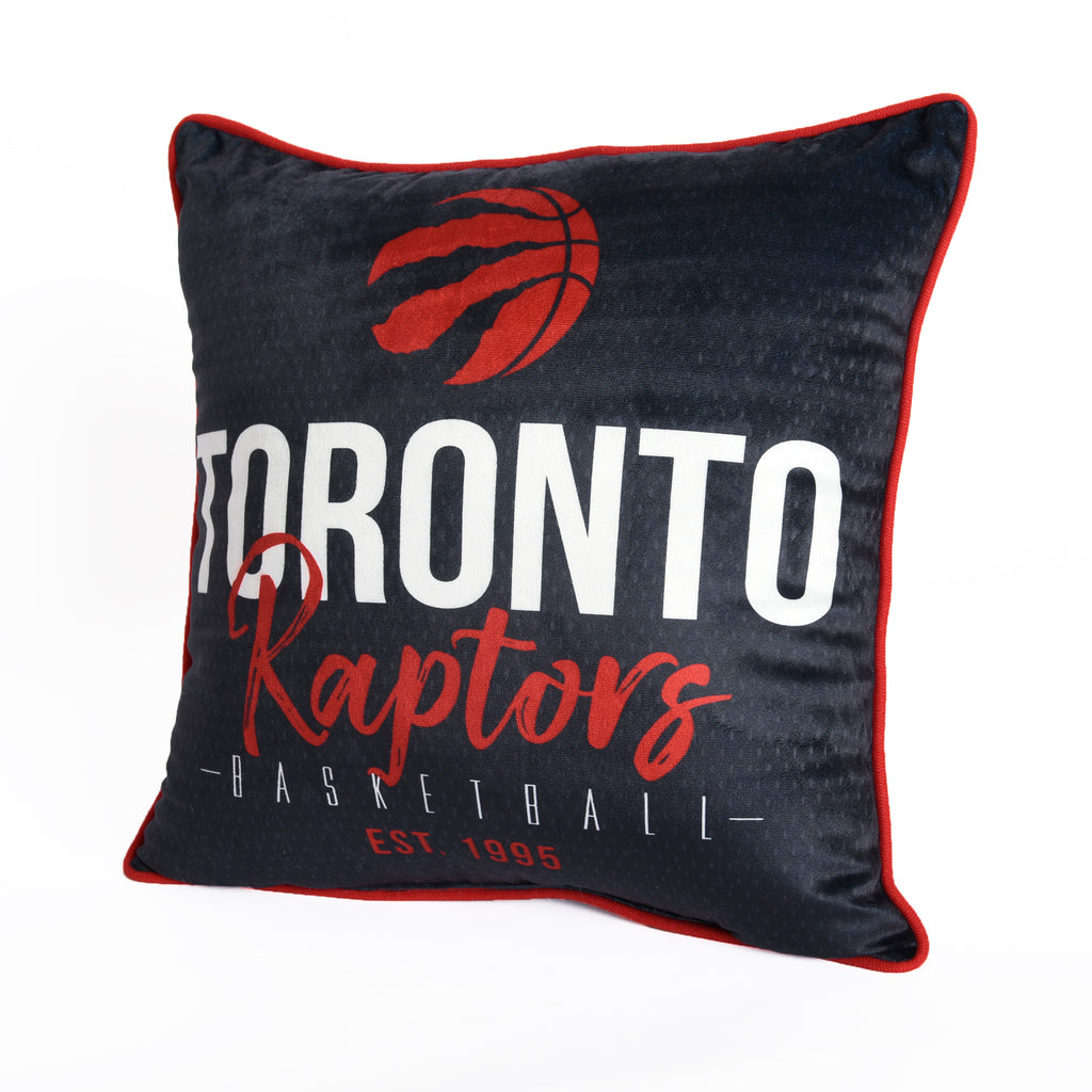 NBA Toronto Raptors Est. Décor Pillow quarter view