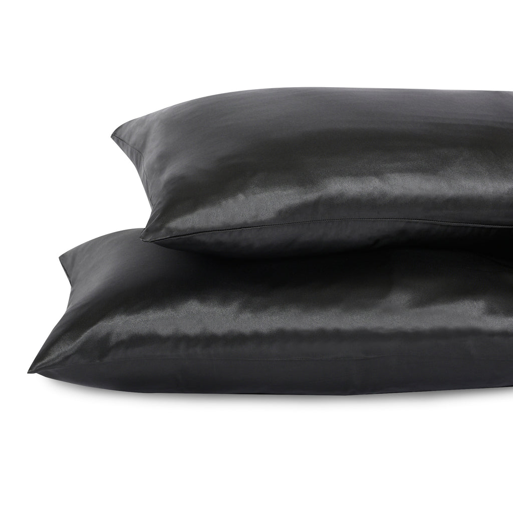 Life Comfort 2-Piece Satin Pillowcase stacked