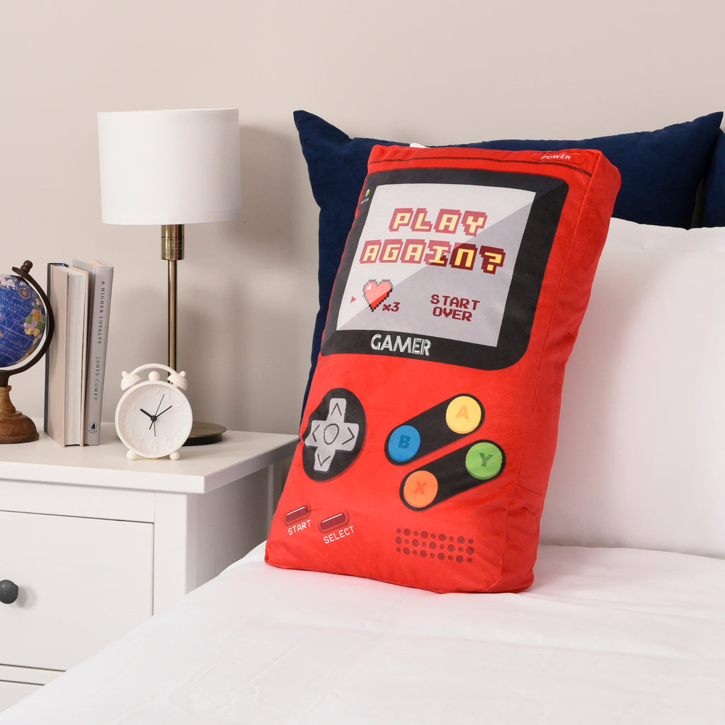 Controller Pillow, 10" x 22" Game Boy room shot