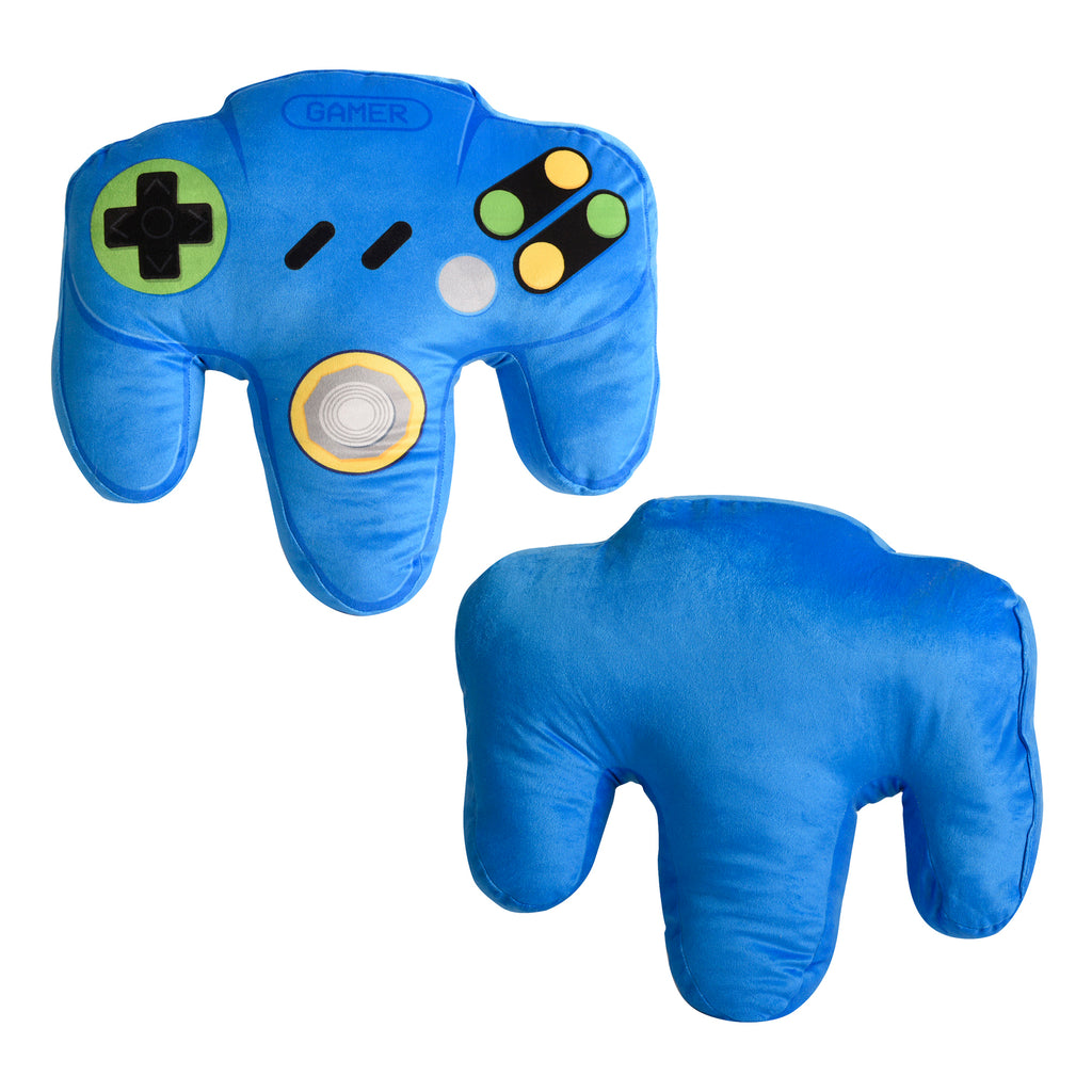 Controller Pillow, 18" x 17" Blue front and back