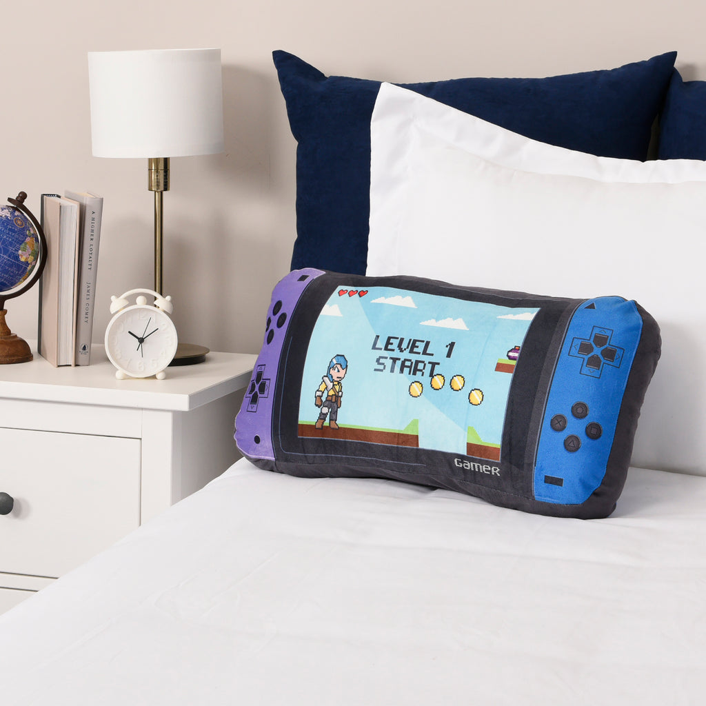 Controller Pillow, 10" x 22" Switch room shot