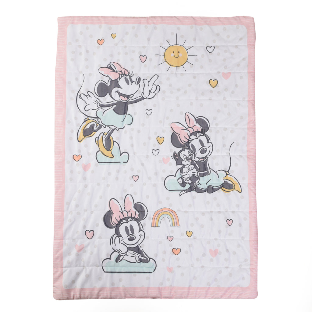 Disney Minnie Mouse 5-Piece Nursery Bundle blanket