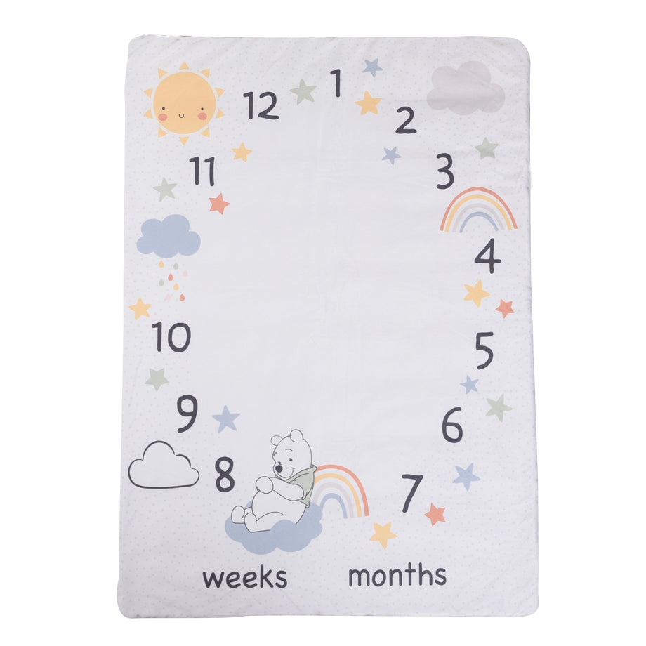 Disney pooh best friends 4 piece crib set top