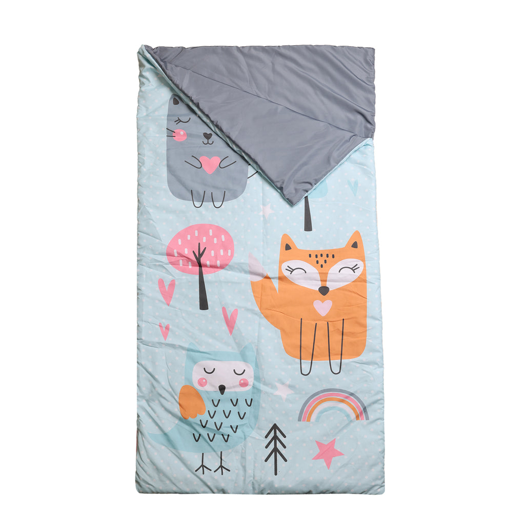 Woodland Fun Slumber Bag back