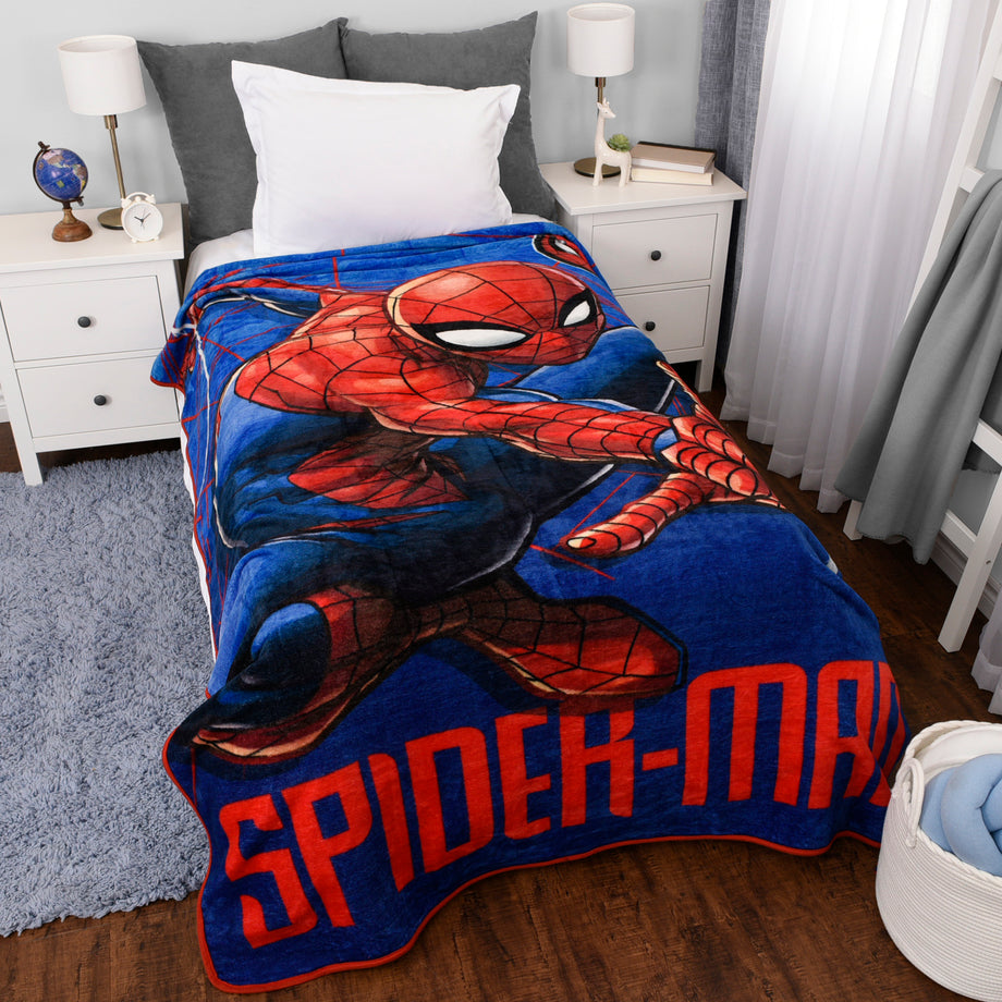 Marvel Polyester Plush Throw Blanket 60 x 90 Spiderman