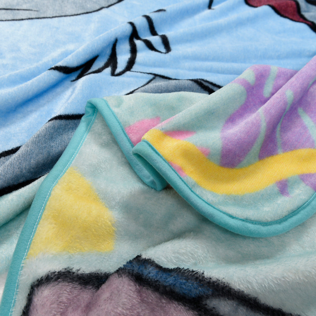Disney Lilo & Stitch Kids Oversized Blanket, 60" x 90" close up