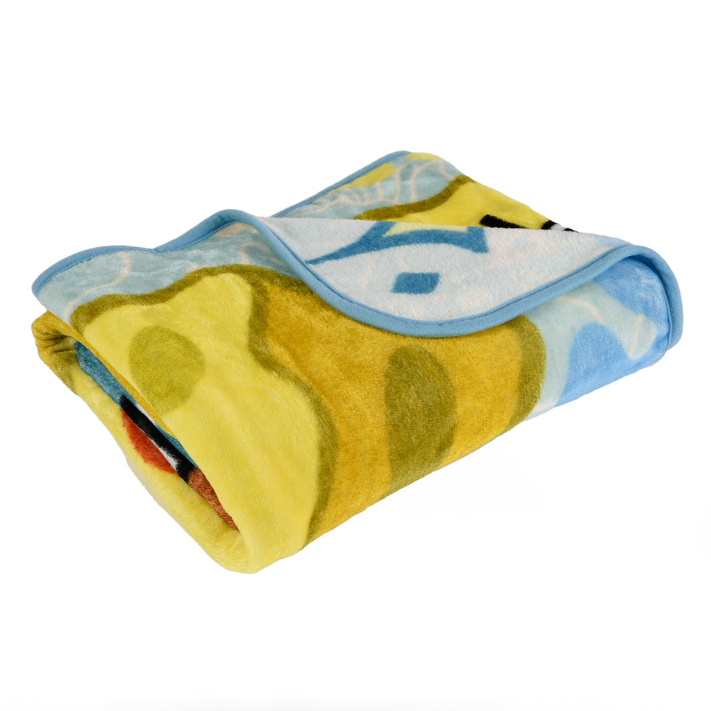 Spongebob Squarepants Kids Fleece Throw, 50" x 60" folded