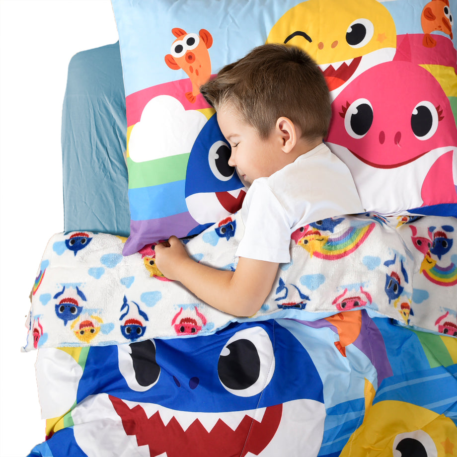 Baby Shark 2 Piece Toddler Bedding Set Nemcor Inc