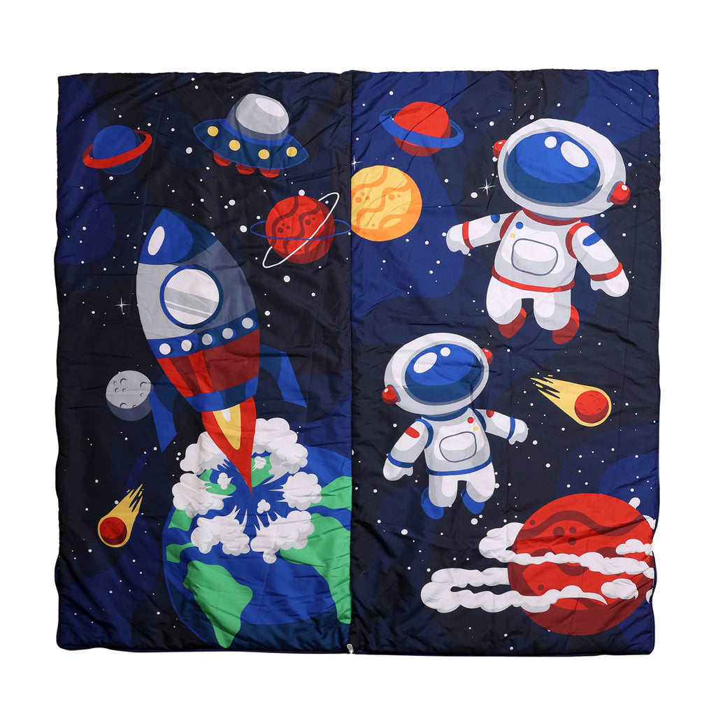 Space Explorer Slumber Bag opened