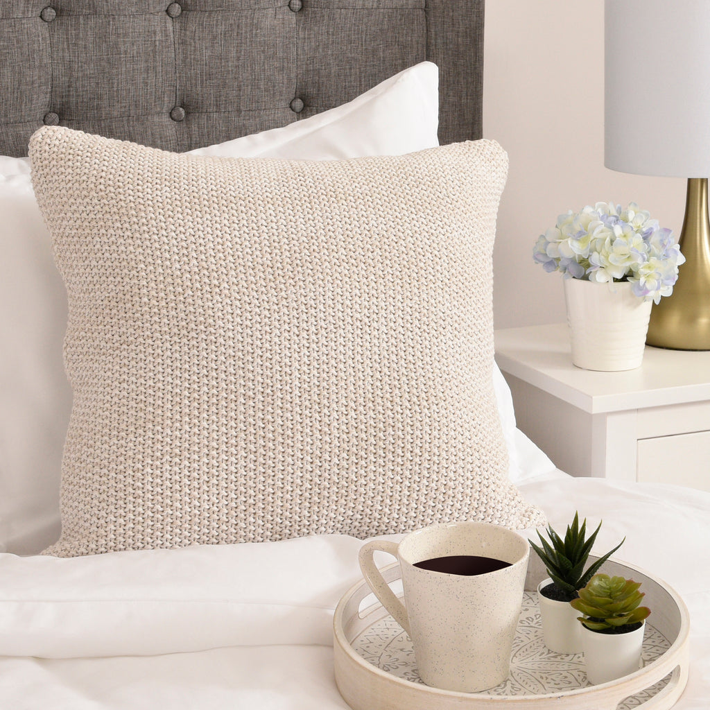 Life Comfort Knit Decorative Cushion room shot