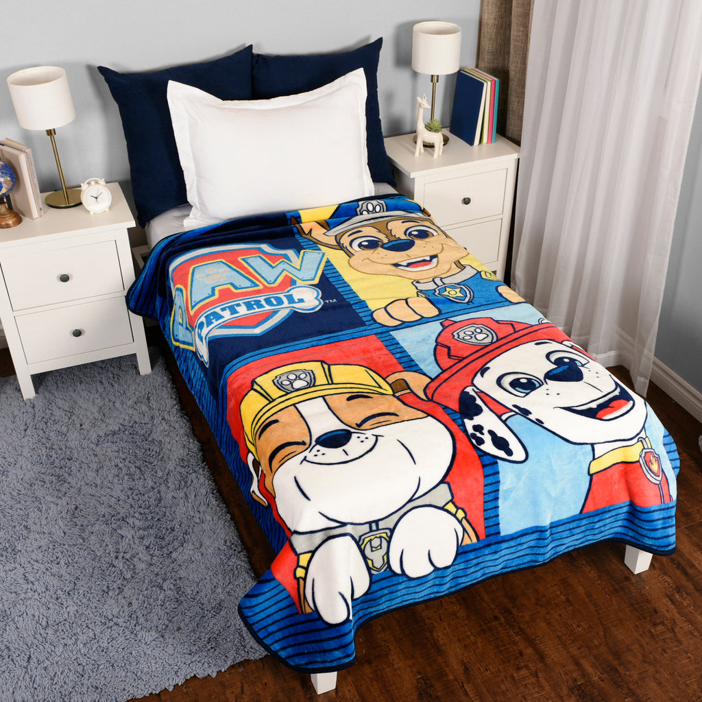 Paw Patrol Velour High Pile Blanket room shot